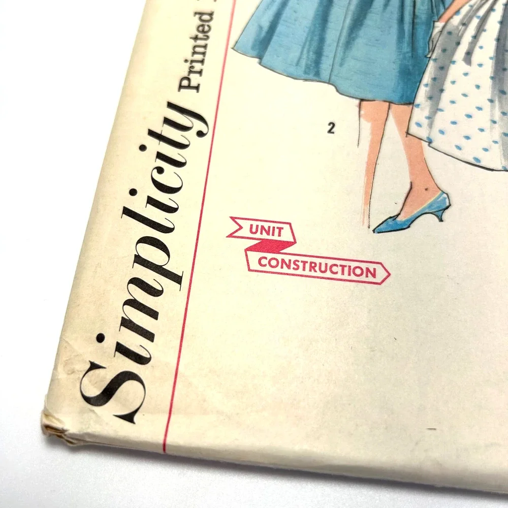 Simplicity Vintage‎ 1960's Pattern #3355 Jr./ Misses One Piece Dress Size 14 HTF
